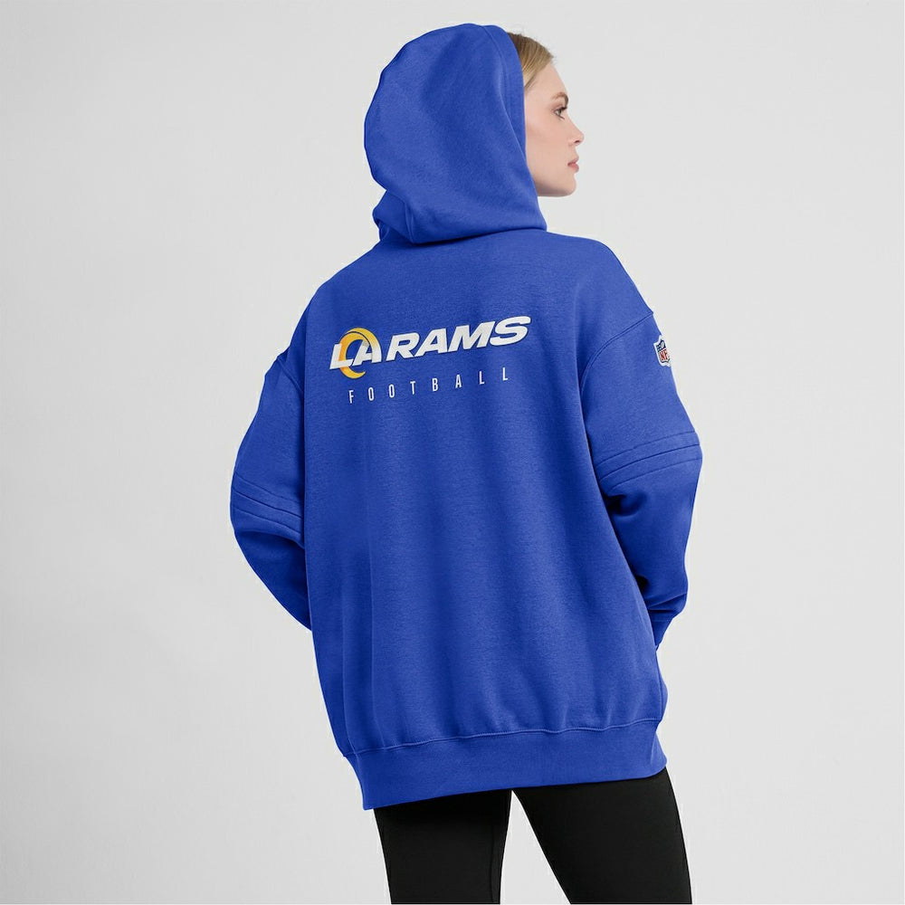 Los Angeles Rams Women's 2023 Sideline Club Fleece Pullover Hoodie - Royal | Nike cheap