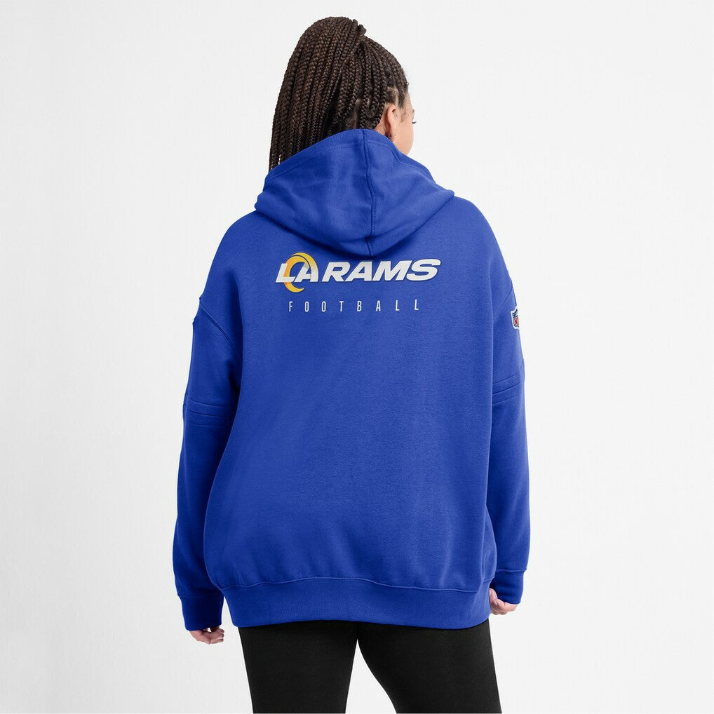 Los Angeles Rams Women's 2023 Sideline Club Fleece Pullover Hoodie - Royal | Nike cheap