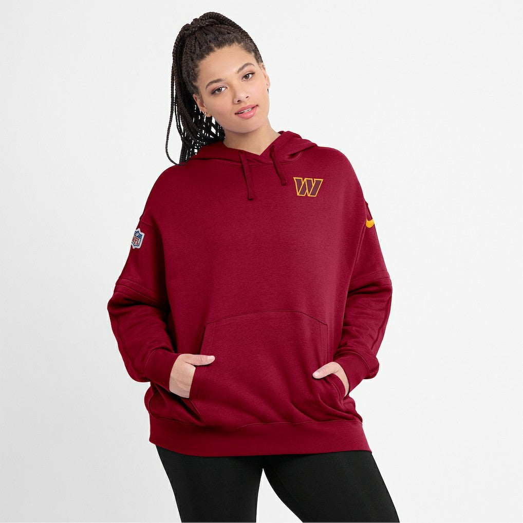 Washington Commanders Women's 2023 Sideline Club Fleece Pullover Hoodie - Burgundy | Nike discount