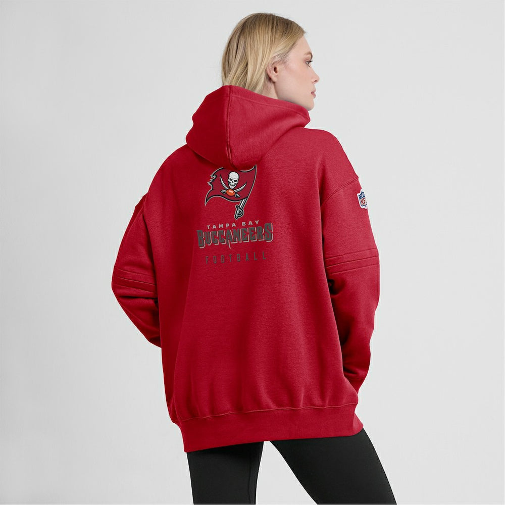 Tampa Bay Buccaneers Women's 2023 Sideline Club Fleece Pullover Hoodie - Red | Nike discount