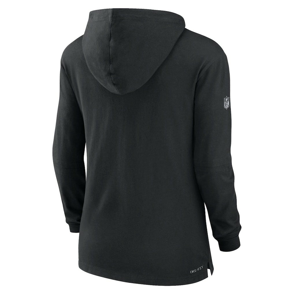 Cincinnati Bengals Women's Sideline Performance Long Sleeve Hoodie T-Shirt - Black | Nike online