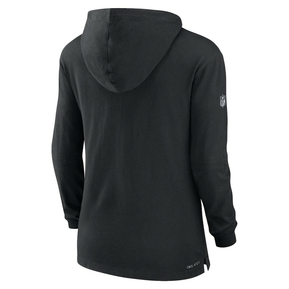 Cincinnati Bengals Women's Sideline Performance Long Sleeve Hoodie T-Shirt - Black | Nike online