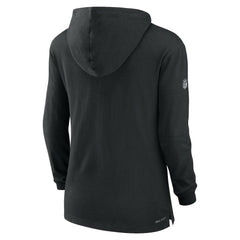 Cincinnati Bengals Women's Sideline Performance Long Sleeve Hoodie T-Shirt - Black | Nike online
