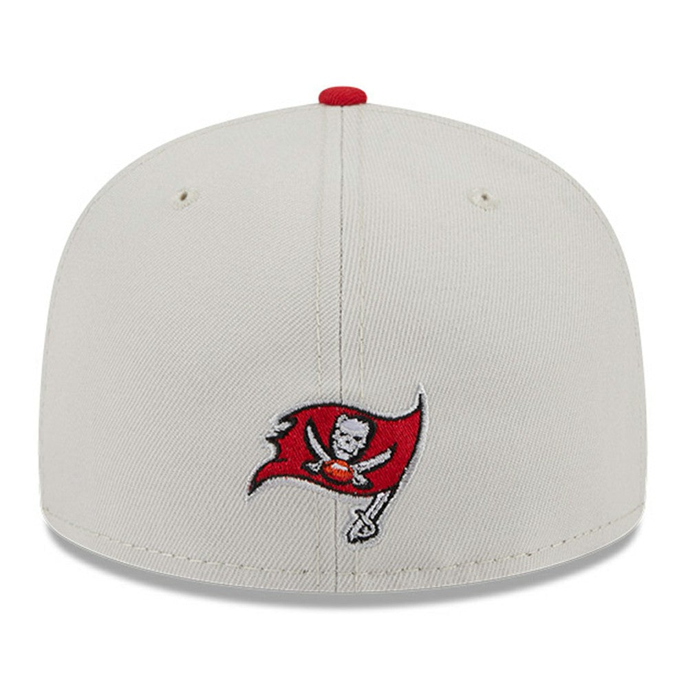 Tampa Bay Buccaneers New Era 2023 NFL Draft On Stage 59FIFTY Fitted Hat - Stone/Red discount