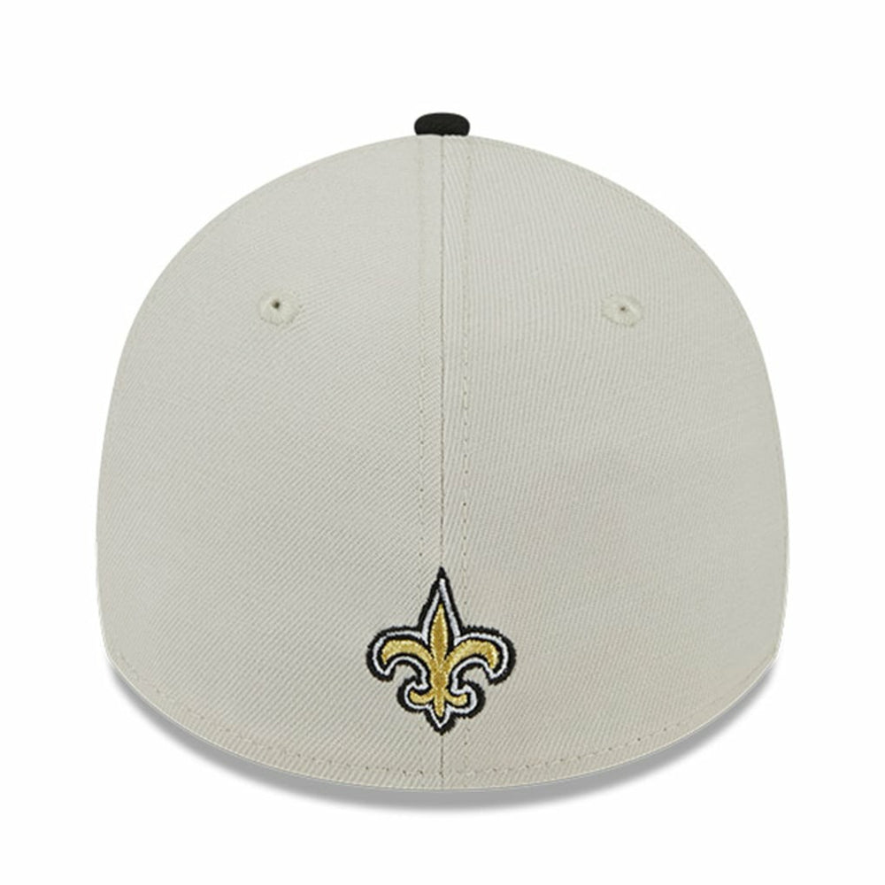 New Orleans Saints New Era 2023 NFL Draft 39THIRTY Flex Hat - Stone/Black sale