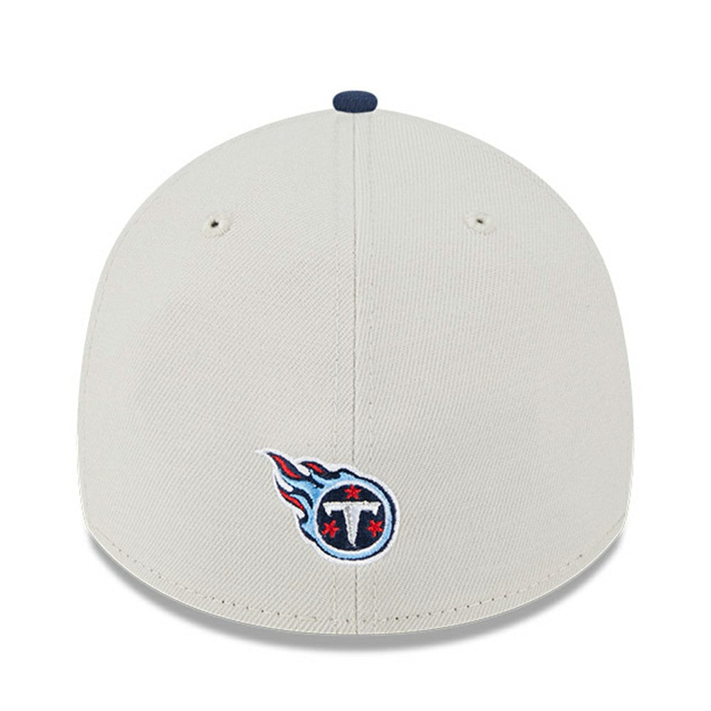 Tennessee Titans New Era 2023 NFL Draft 39THIRTY Flex Hat - Stone/Navy discount