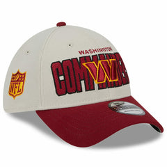 Washington Commanders New Era 2023 NFL Draft 39THIRTY Flex Hat - Stone/Burgundy for sale