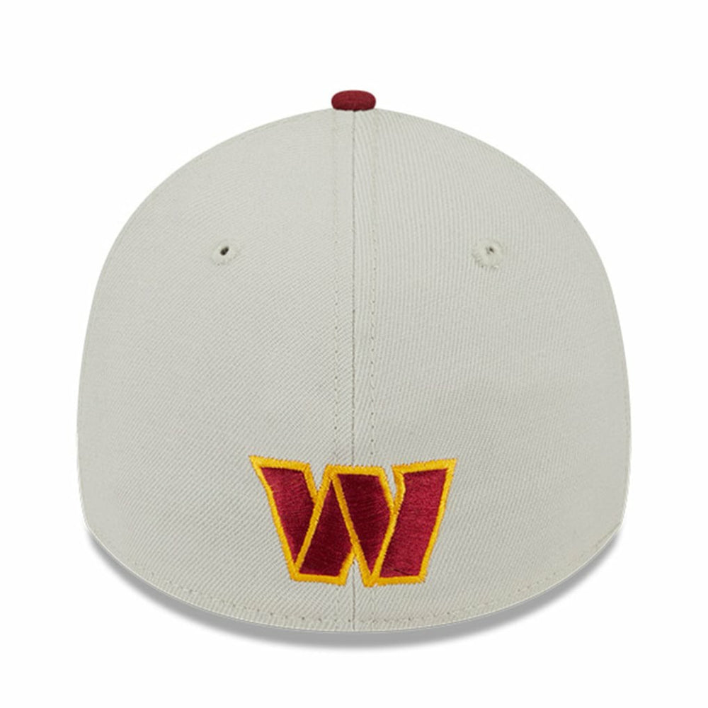 Washington Commanders New Era 2023 NFL Draft 39THIRTY Flex Hat - Stone/Burgundy for sale
