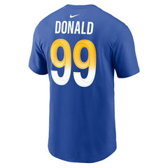 Aaron Donald Los Angeles Rams Player Name & Number T-Shirt - Royal | Nike cheap