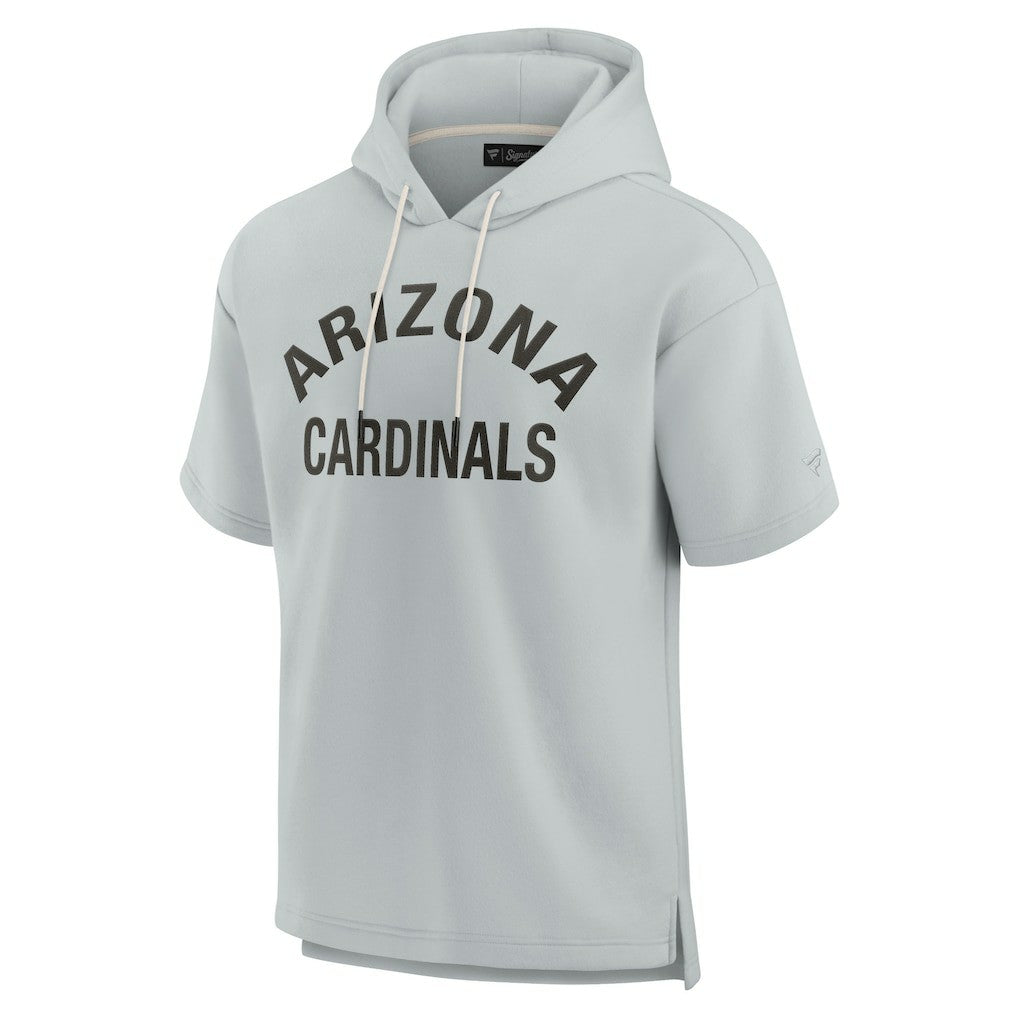 Arizona Cardinals Unisex Elements Super Soft Fleece Short Sleeve Pullover Hoodie - Gray sale