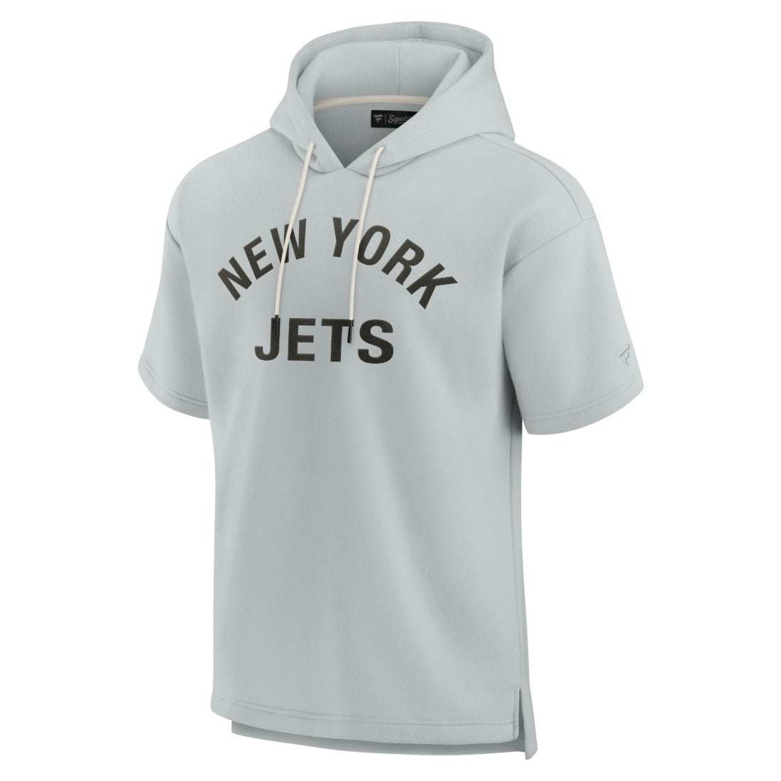 New York Jets Unisex Elements Super Soft Fleece Short Sleeve Pullover Hoodie - Gray cheap