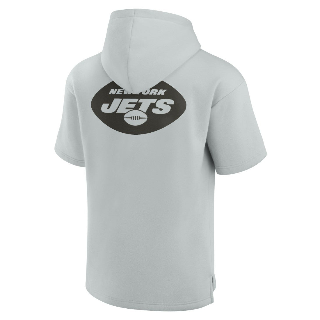 New York Jets Unisex Elements Super Soft Fleece Short Sleeve Pullover Hoodie - Gray cheap