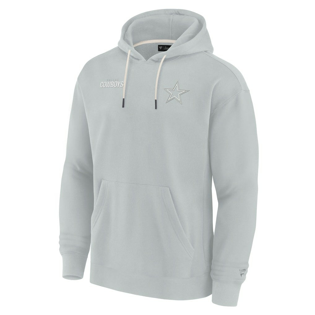 Dallas Cowboys Unisex Elements Super Soft Fleece Pullover Hoodie - Gray discount