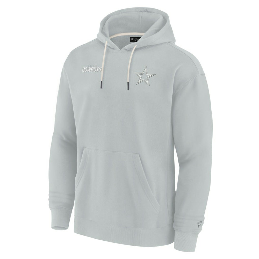 Dallas Cowboys Unisex Elements Super Soft Fleece Pullover Hoodie - Gray discount