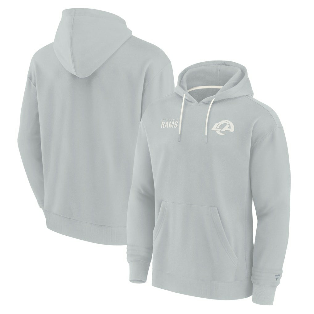 Los Angeles Rams Unisex Elements Super Soft Fleece Pullover Hoodie - Gray cheap