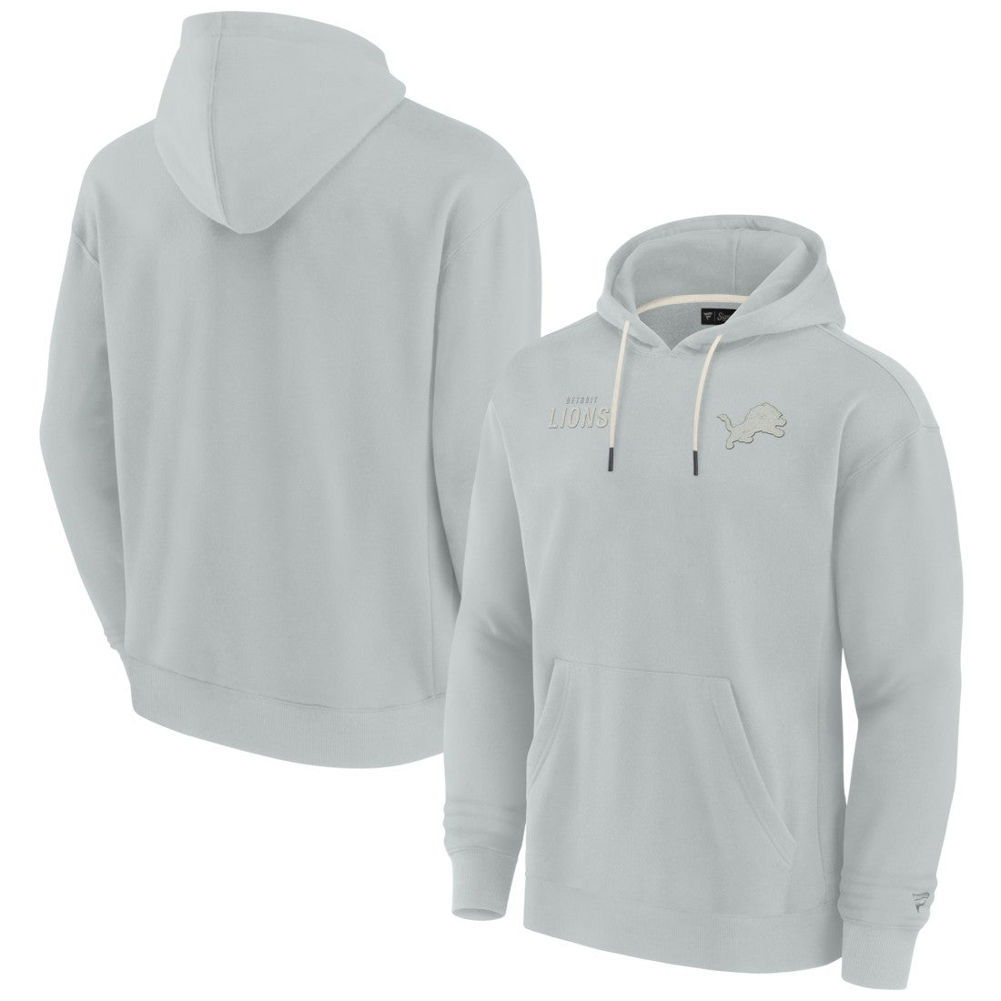Detroit Lions Unisex Elements Super Soft Fleece Pullover Hoodie - Gray cheap