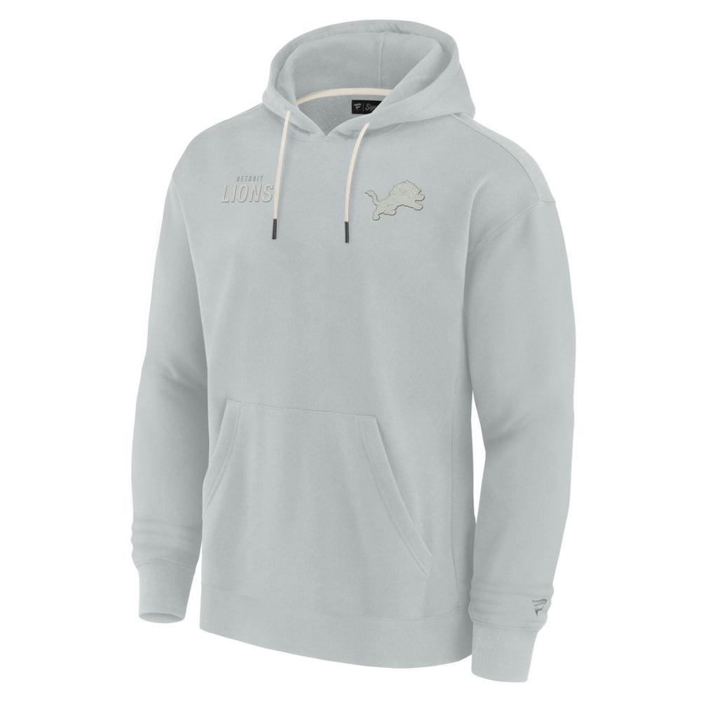 Detroit Lions Unisex Elements Super Soft Fleece Pullover Hoodie - Gray cheap