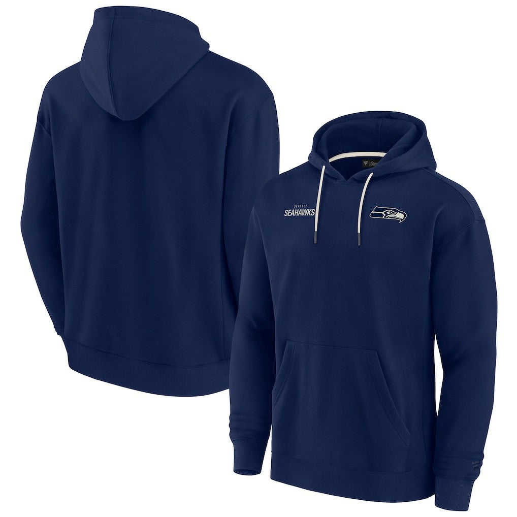 Seattle Seahawks Unisex Elements Super Soft Fleece Pullover Hoodie - College Navy online