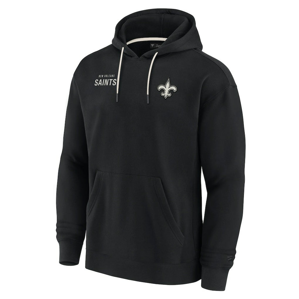 New Orleans Saints Unisex Elements Super Soft Fleece Pullover Hoodie - Black cheap