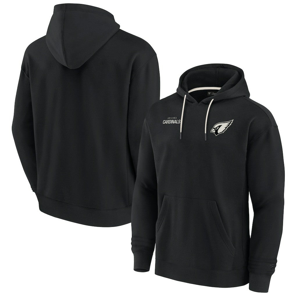Arizona Cardinals Unisex Elements Super Soft Fleece Pullover Hoodie - Black outlet