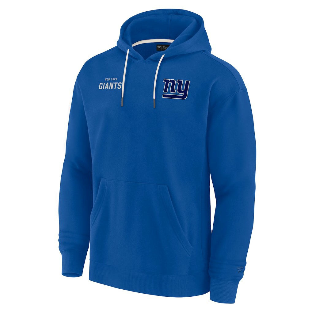 New York Giants Unisex Elements Super Soft Fleece Pullover Hoodie - Royal on sale