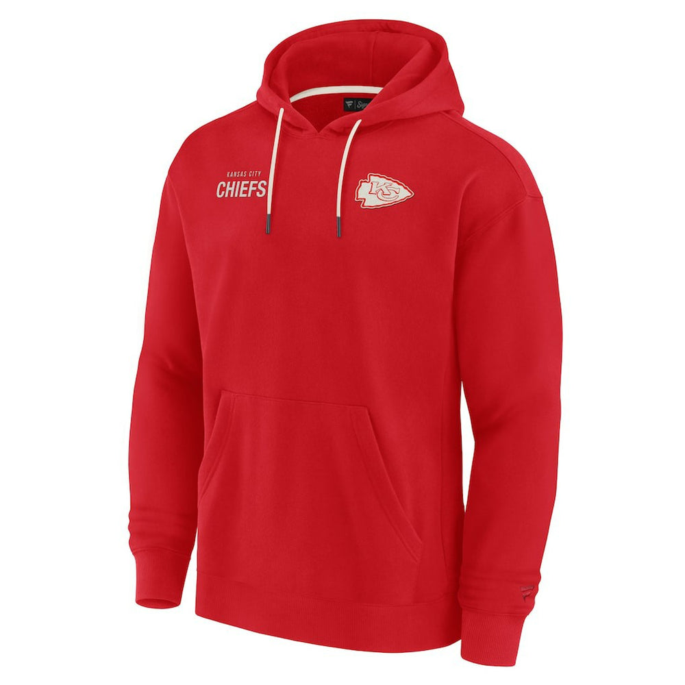 Kansas City Chiefs Unisex Elements Super Soft Fleece Pullover Hoodie - Red cheap