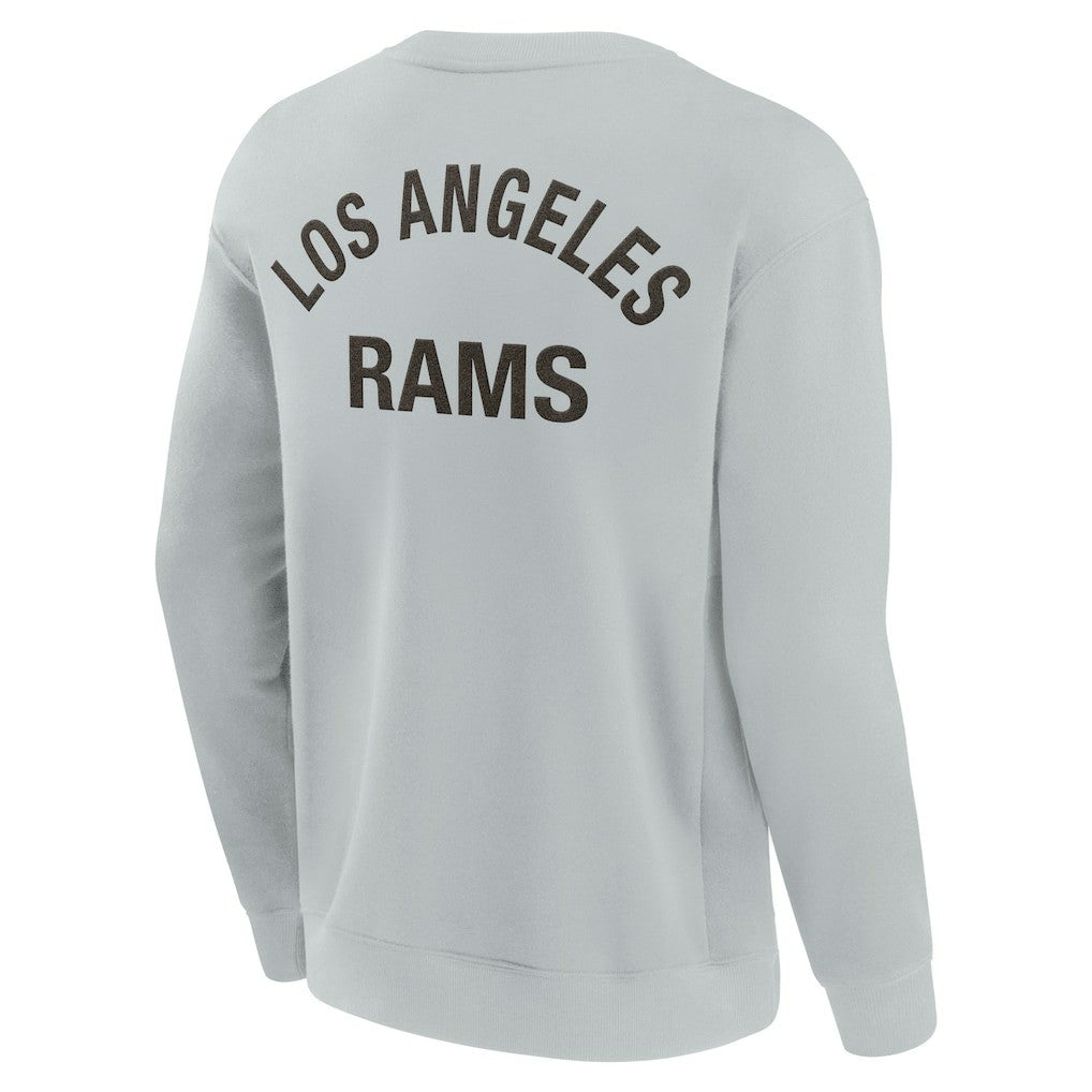 Los Angeles Rams Unisex Elements Super Soft Pullover Sweatshirt - Gray outlet