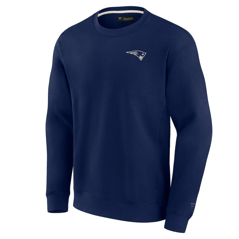 New England Patriots Unisex Elements Super Soft Pullover Sweatshirt - Navy for sale