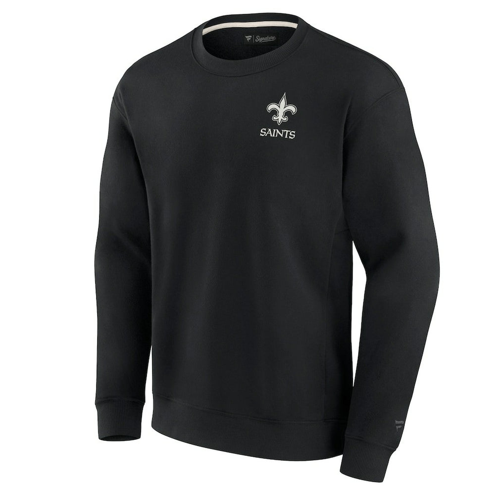 New Orleans Saints Unisex Elements Super Soft Pullover Sweatshirt - Black cheap