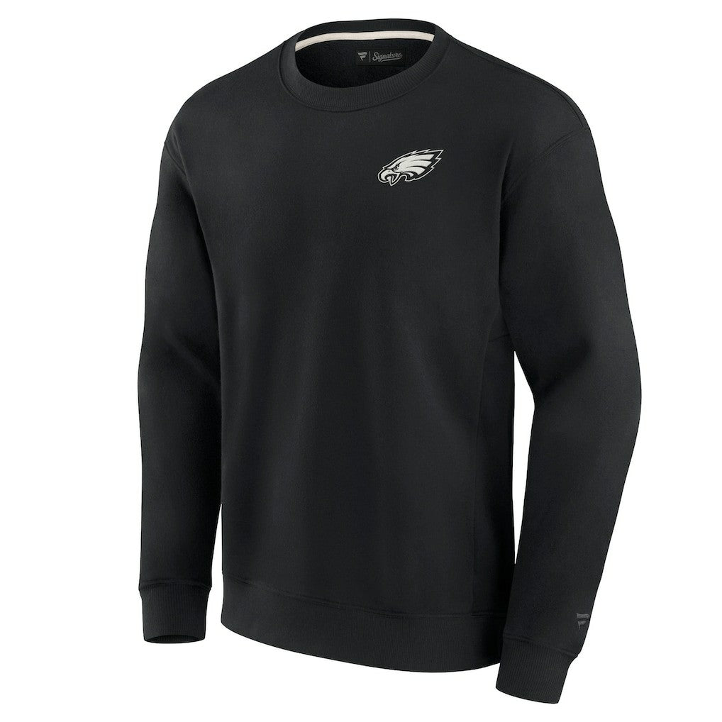 Philadelphia Eagles Unisex Elements Super Soft Pullover Sweatshirt - Black online