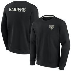 Las Vegas Raiders Unisex Elements Super Soft Pullover Sweatshirt - Black on sale