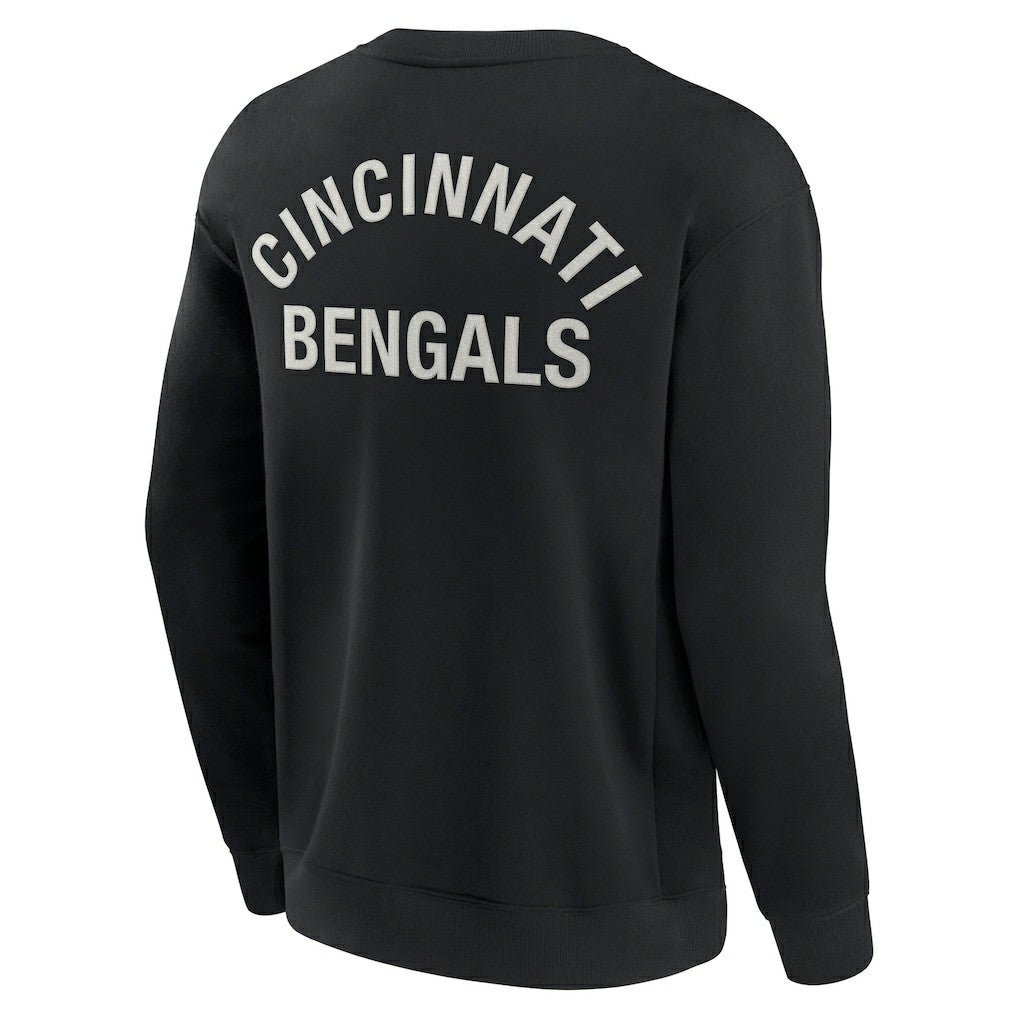 Cincinnati Bengals Unisex Elements Super Soft Pullover Sweatshirt - Black outlet