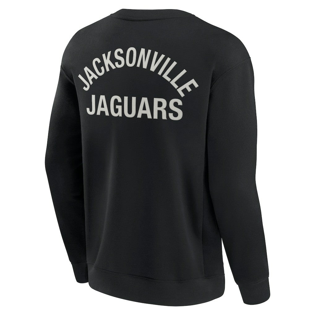 Jacksonville Jaguars Unisex Elements Super Soft Pullover Sweatshirt - Black on sale