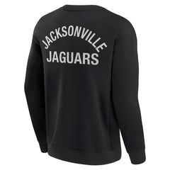 Jacksonville Jaguars Unisex Elements Super Soft Pullover Sweatshirt - Black on sale