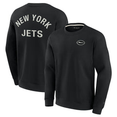 New York Jets Unisex Elements Super Soft Pullover Sweatshirt - Black discount