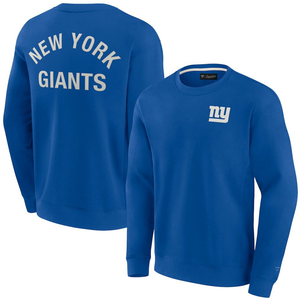 New York Giants Unisex Elements Super Soft Pullover Sweatshirt - Royal outlet