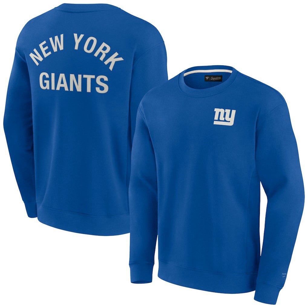 New York Giants Unisex Elements Super Soft Pullover Sweatshirt - Royal outlet