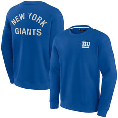New York Giants Unisex Elements Super Soft Pullover Sweatshirt - Royal outlet