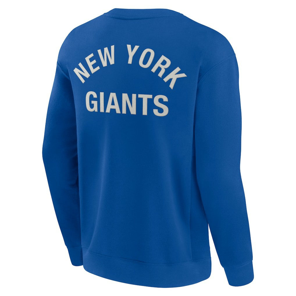 New York Giants Unisex Elements Super Soft Pullover Sweatshirt - Royal outlet