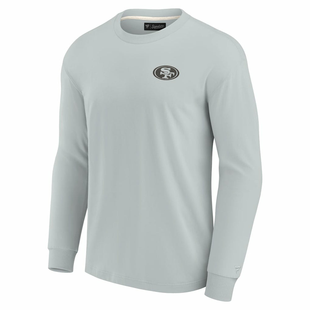 San Francisco 49ers Unisex Elements Super Soft Long Sleeve T-Shirt - Gray for sale