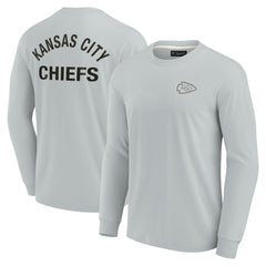 Kansas City Chiefs Unisex Elements Super Soft Long Sleeve T-Shirt - Gray outlet