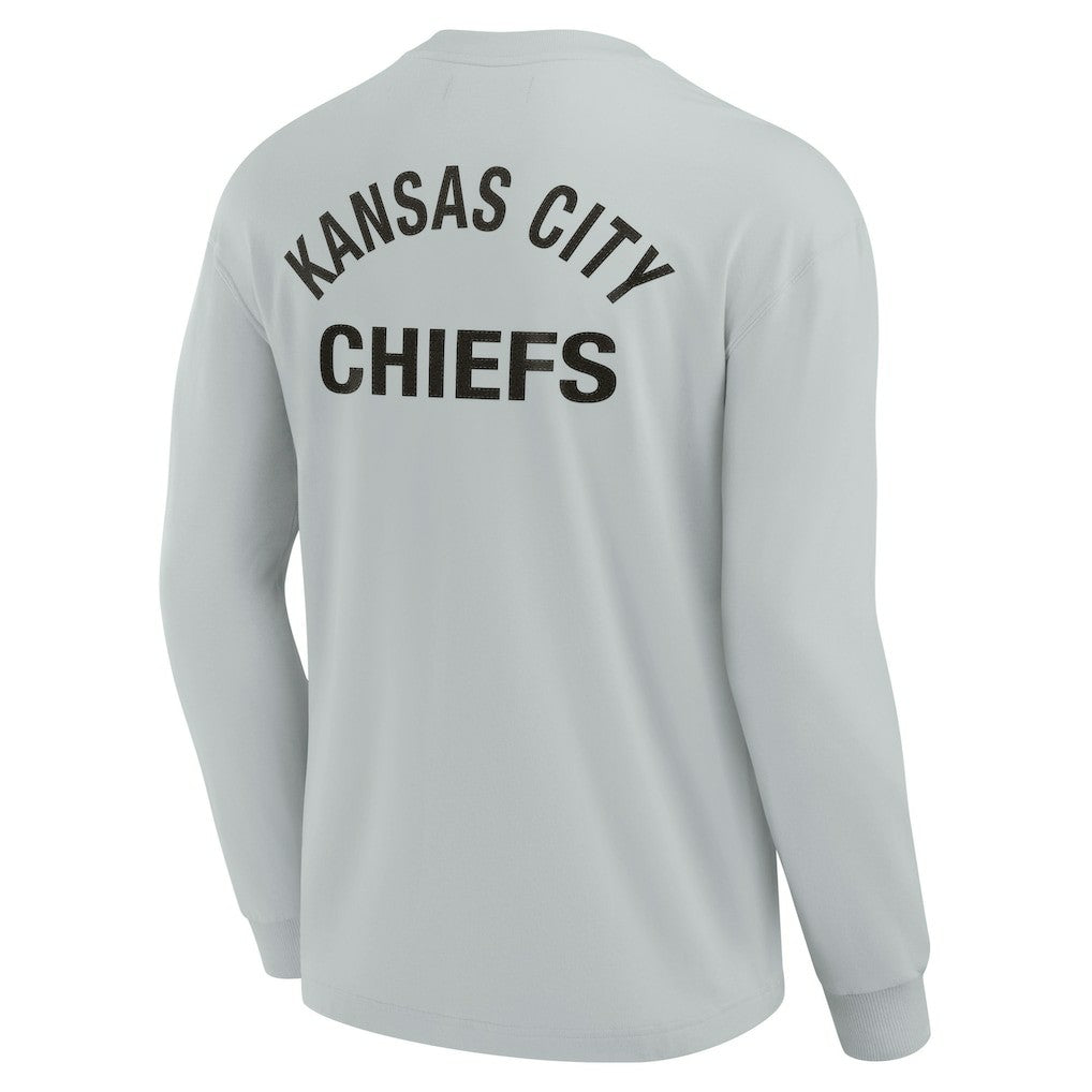 Kansas City Chiefs Unisex Elements Super Soft Long Sleeve T-Shirt - Gray outlet