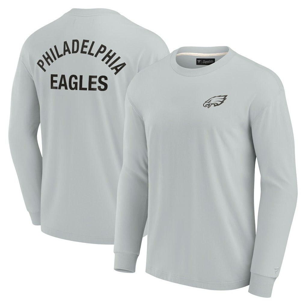Philadelphia Eagles Unisex Elements Super Soft Long Sleeve T-Shirt - Gray discount