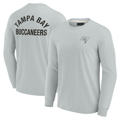 Tampa Bay Buccaneers Unisex Elements Super Soft Long Sleeve T-Shirt - Gray for sale