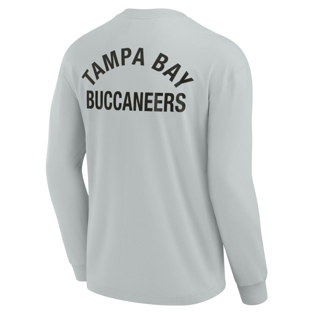 Tampa Bay Buccaneers Unisex Elements Super Soft Long Sleeve T-Shirt - Gray for sale