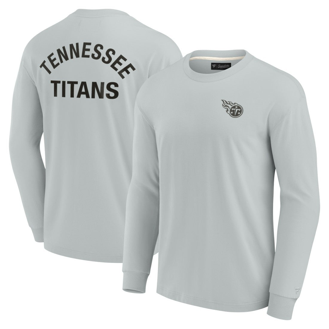 Tennessee Titans Unisex Elements Super Soft Long Sleeve T-Shirt - Gray on sale