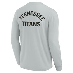 Tennessee Titans Unisex Elements Super Soft Long Sleeve T-Shirt - Gray on sale