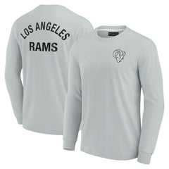 Los Angeles Rams Unisex Elements Super Soft Long Sleeve T-Shirt - Gray for sale