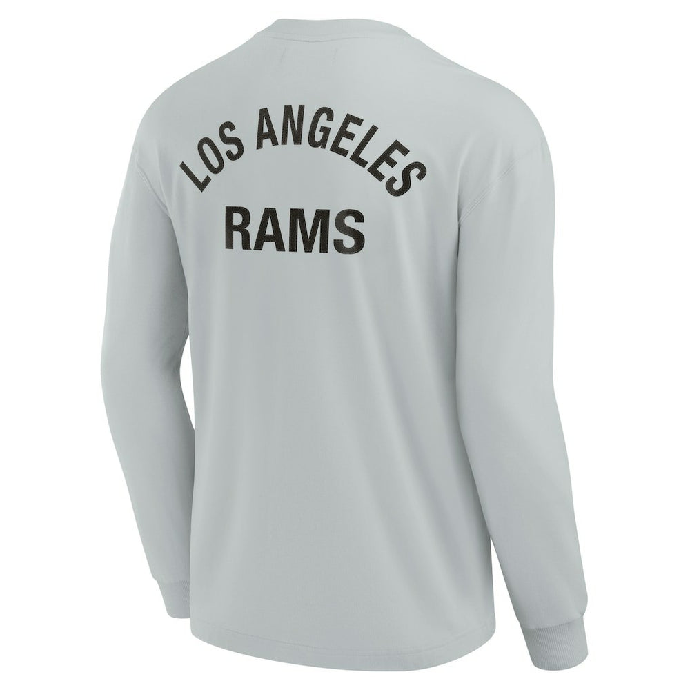 Los Angeles Rams Unisex Elements Super Soft Long Sleeve T-Shirt - Gray for sale