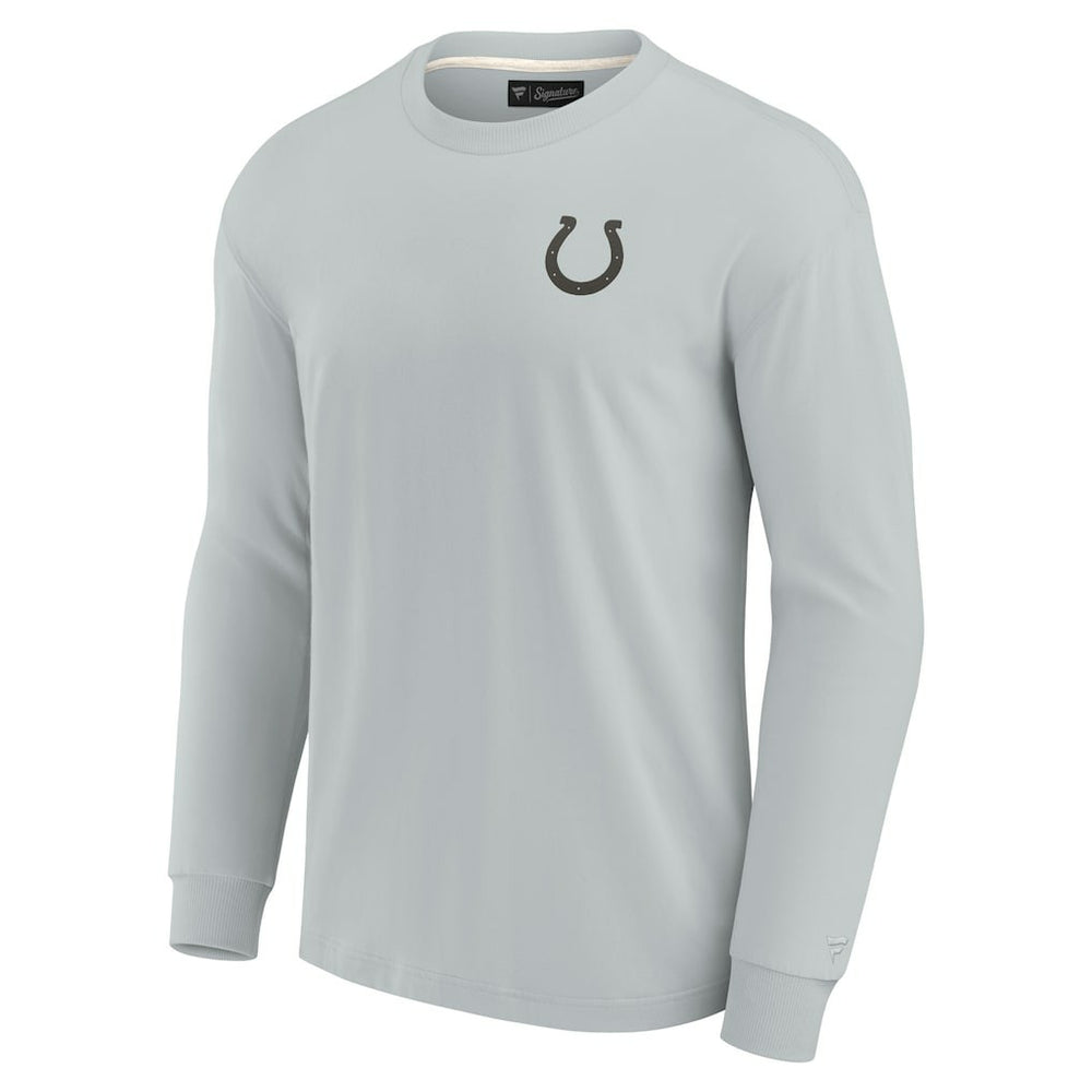 Indianapolis Colts Unisex Elements Super Soft Long Sleeve T-Shirt - Gray for sale
